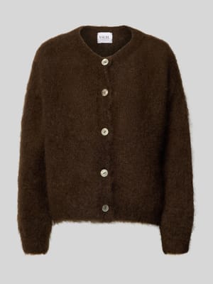 Gebreid jack van mohairmix, model 'AMANDA' Shop The Look MANNEQUINE