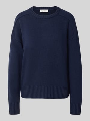 Gebreide pullover met ronde hals, model 'Ester' Shop The Look MANNEQUINE