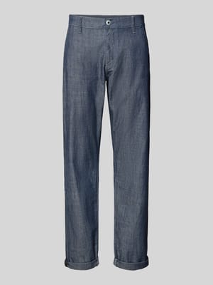 Tapered chino in denim-look model 'Morry' Shop The Look MANNEQUINE