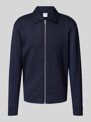 Regular Fit Sweatjacke aus Viskose-Mix Modell 'EMANUEL' Shop The Look MANNEQUINE