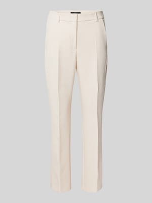 Stoffen broek met achterzakken, model 'FREDA' Shop The Look MANNEQUINE