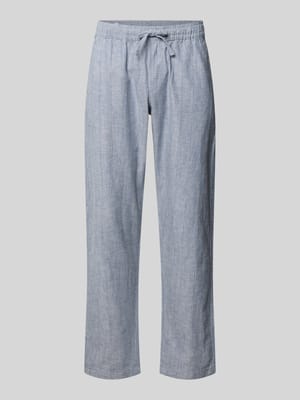Relaxed Fit Hose aus Baumwoll-Leinen-Mix Modell 'KANE' Shop The Look MANNEQUINE