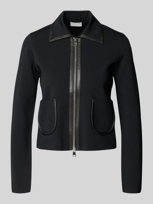 Gebreid jack met platte kraag. Shop The Look MANNEQUINE