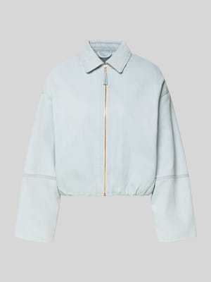 Jeansjacke mit Reißverschluss Shop The Look MANNEQUINE