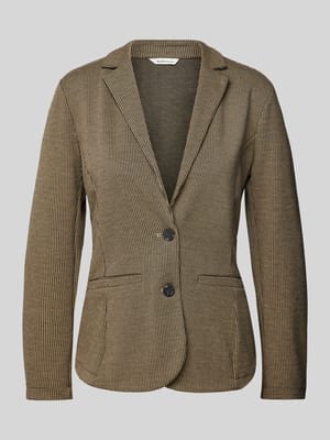 Taillierter Blazer in Jacquard-Qualität mit 2-Knopf-Verschluss  Shop The Look MANNEQUINE