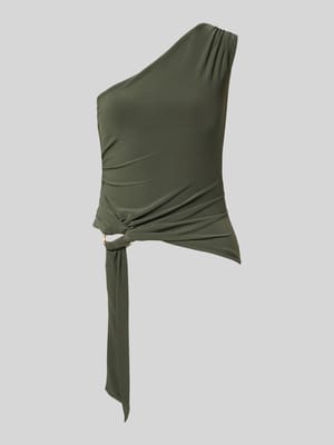 Slim Fit Top im One-shoulder-Design Modell 'Jemma' Shop The Look MANNEQUINE