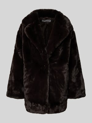 Kurtka ze sztucznego futra z kołnierzem z połami Shop The Look MANNEQUINE