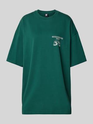 Oversized T-Shirt mit Motiv- und Statement-Print Shop The Look MANNEQUINE