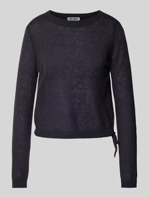 Sweter z okrągłym dekoltem i tunelem Shop The Look MANNEQUINE