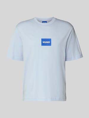 T-shirt o kroju regular fit z czystej bawełny model 'NAYONIX' Shop The Look MANNEQUINE