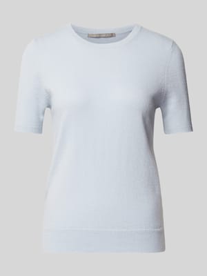 Kaschmirstrickshirt mit Rundhalsausschnitt Shop The Look MANNEQUINE