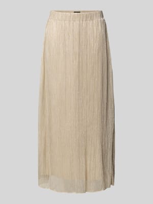 Midi-Plissee-Rock mit Effektgarn Shop The Look MANNEQUINE