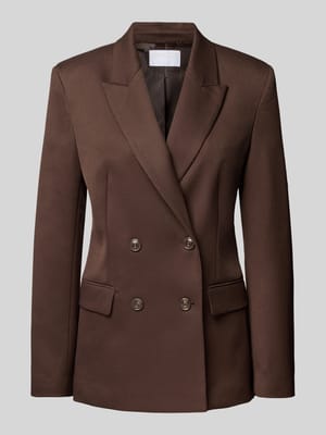 Regular Fit Blazer mit Viskose-Anteil und doppelter Knopfleiste Shop The Look MANNEQUINE