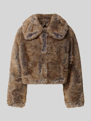 Jacke aus Kunstfell mit Umlegekragen Modell 'BOLA' Shop The Look MANNEQUINE