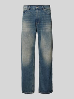 Baggy fit jeans in 5-pocketmodel met viscose Shop The Look MANNEQUINE