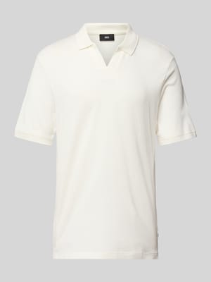 Regular fit poloshirt met V-hals, model 'Bolo' Shop The Look MANNEQUINE