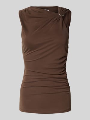 Top z marszczeniami model ‘Dominique’ Shop The Look MANNEQUINE