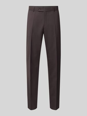 straight fit pantalon van scheerwol model 'Paco' Shop The Look MANNEQUINE