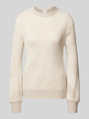 Strickpullover mit gerippten Abschlüssen Modell 'PINNA' Shop The Look MANNEQUINE