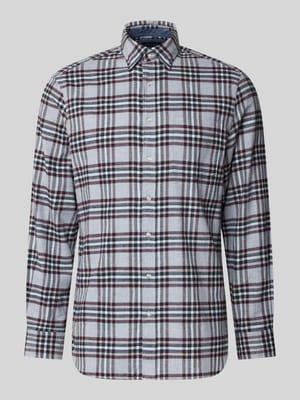 Koszula casualowa o kroju slim fit z kołnierzykiem typu kent Shop The Look MANNEQUINE