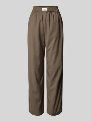 Stoffen broek met elastische band Shop The Look MANNEQUINE