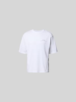 Relaxed Fit T-Shirt aus reiner Baumwolle Shop The Look MANNEQUINE