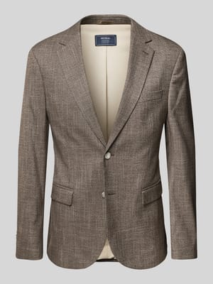 Slim fit 2-knoops colbert met klepzakken Shop The Look MANNEQUINE