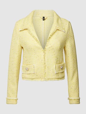 Blazer met structuurmotief Shop The Look MANNEQUINE