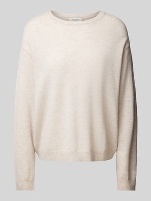 Gebreide pullover met ribboorden Shop The Look MANNEQUINE