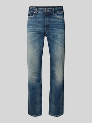 Straight fit jeans van katoenmix, model 'OGDEN' Shop The Look MANNEQUINE
