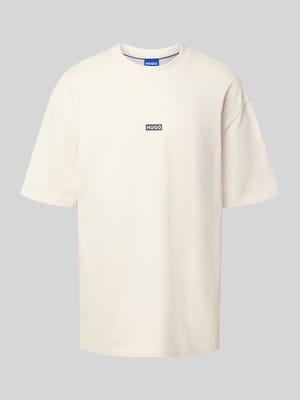 Regular Fit T-Shirt aus reiner Baumwolle Shop The Look MANNEQUINE