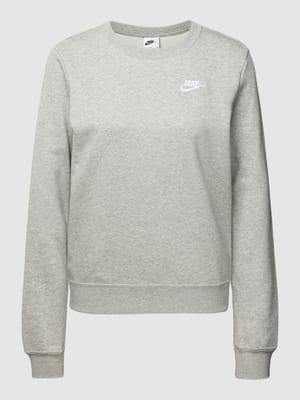 Sweatshirt mit Label-Stitching Shop The Look MANNEQUINE