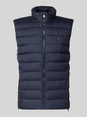 Regular Fit Daunenweste mit Logo-Stitching Shop The Look MANNEQUINE