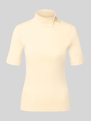 Slim fit t-shirt van katoenmix Shop The Look MANNEQUINE