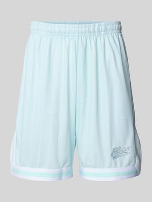 Relaxed Fit Bermudas mit Logo-Stitching Modell 'Varsity' Shop The Look MANNEQUINE
