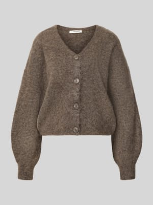 Strickjacke aus Woll-Mohair-Mix Modell 'debbie' Shop The Look MANNEQUINE