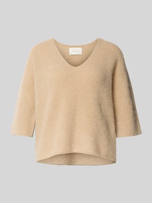 Sweter wełniany z mieszanki alpaki i wełny Shop The Look MANNEQUINE