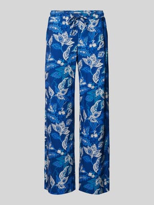 Flared Stoffhose mit Paisley-Muster Modell 'Style. Maine' Shop The Look MANNEQUINE