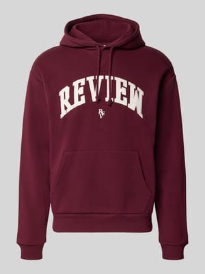 Relaxed Fit Hoodie aus Baumwoll-Mix mit Logo-Stickerei Shop The Look MANNEQUINE