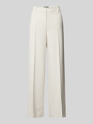 Wide leg pantalon met vaste persplooien Shop The Look MANNEQUINE