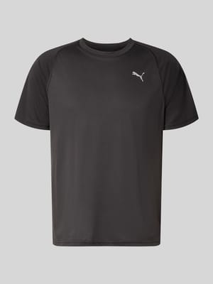 T-Shirt mit Logo und Rundhalsausschnitt Shop The Look MANNEQUINE