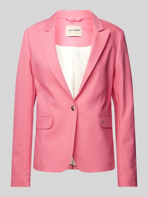 Blazer mit Label-Applikation Modell 'Blake Night' Shop The Look MANNEQUINE