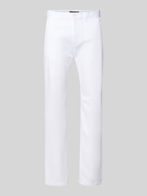 Regular Fit Chino aus Baumwoll-Mix Modell "Denton" Shop The Look MANNEQUINE