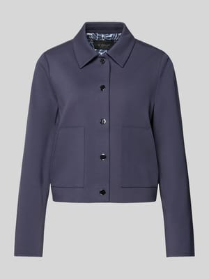 Regular Fit Kurzblazer aus Viskose-Mix Shop The Look MANNEQUINE
