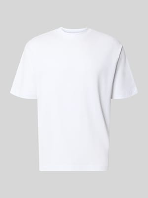Regular Fit T-Shirt mit Rundhalsausschnitt Shop The Look MANNEQUINE