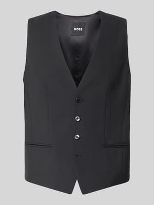 Regular Fit Anzugweste aus Schurwoll-Mix Shop The Look MANNEQUINE