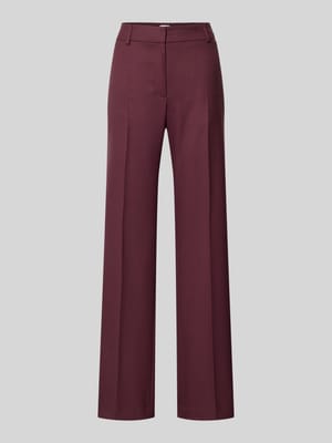 Straight fit stoffen broek met viscose Shop The Look MANNEQUINE