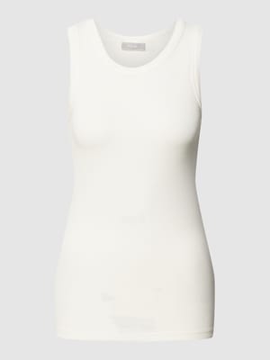 Tanktop met boothals, model 'Hizamond' Shop The Look MANNEQUINE