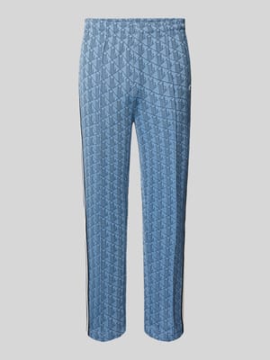 Regular fit sweatpants met labelbadge Shop The Look MANNEQUINE