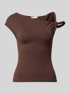 Top w kroju na jedno ramię model 'Fenna' Shop The Look MANNEQUINE